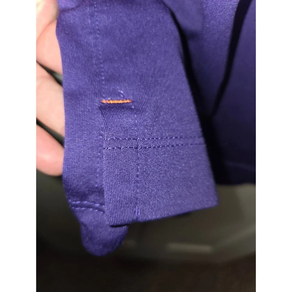Nike Golf Dri-FIT Performance Purple Polo Shirt, Size Medium